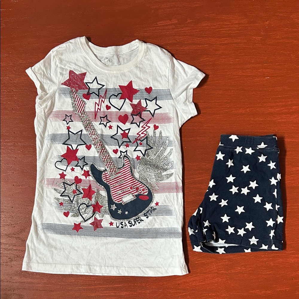 The Children's Place Red and Blue Star Guitar Set